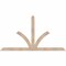 Ekena Millwork Richland Smooth Timber Gable Bracket, Douglas Fir, 72"W x 39"H x 1 1/2"D x 3 1/2"F, 13/12 Pitch GBW072X39X0204RIC00SDF - alternate 1